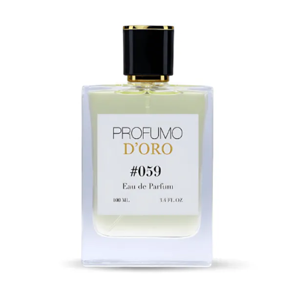 Profumo D’oro #059 – elegante Verpackung des Herren Eau de Parfum, modern und maskulin gestaltet